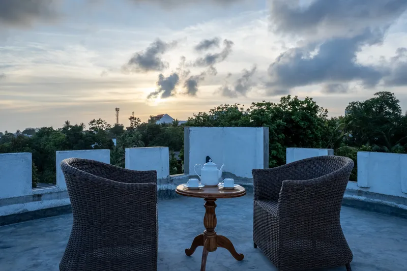 Rooftop terrace at RedKing Studio Apartment, Moratuwa — view 3